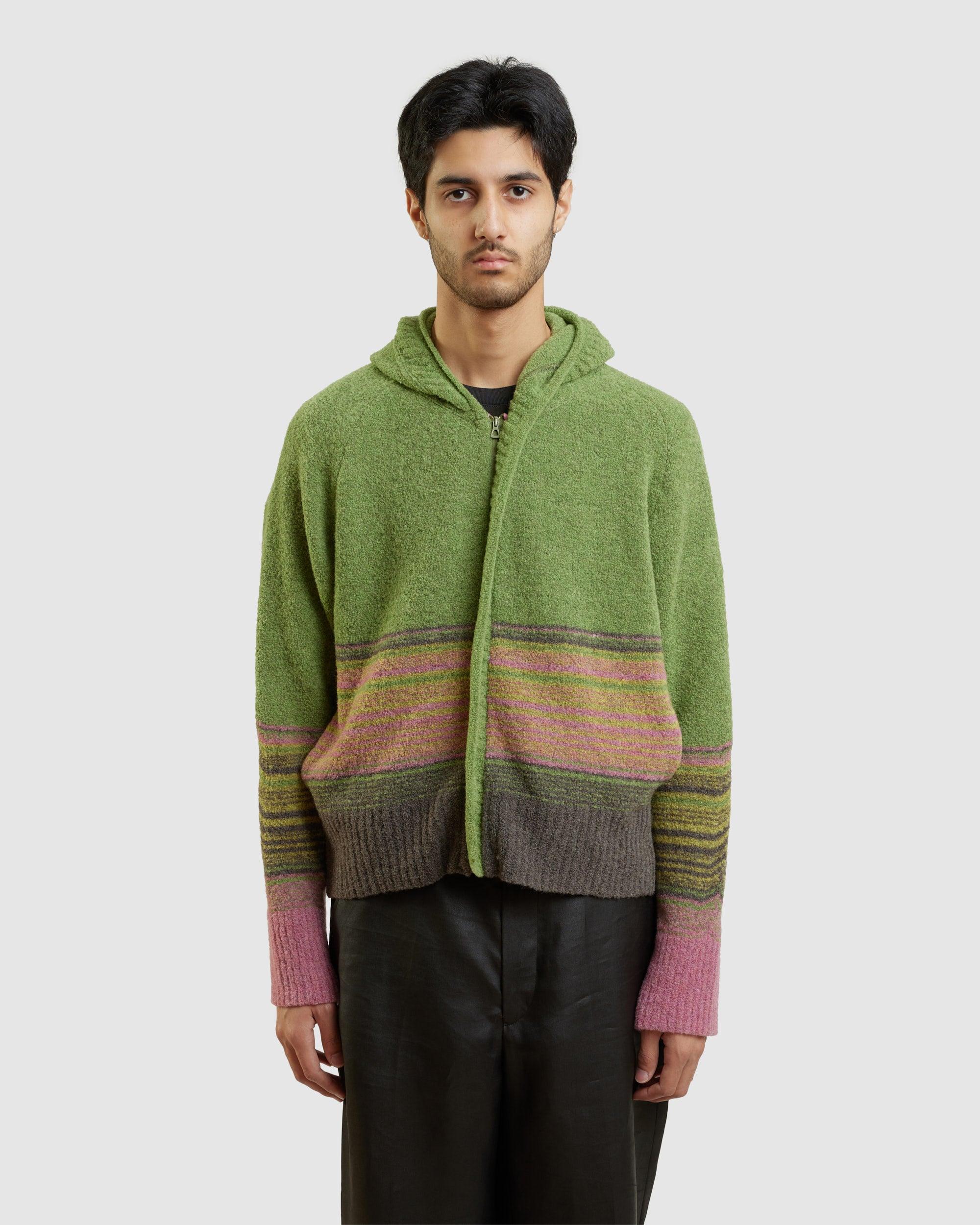 Ketra Wool Hoodie Green Tea Rose