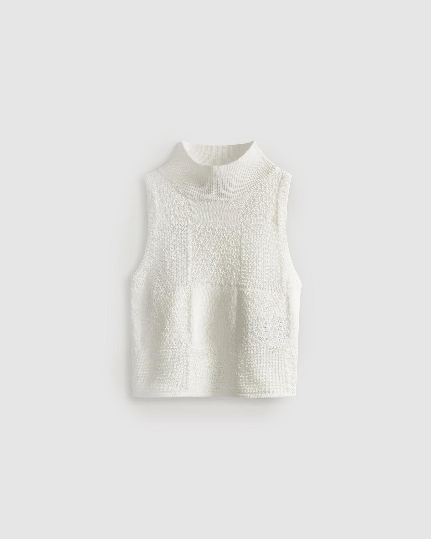Open Knit Top White - {{ collection.title }} - Chinatown Country Club 