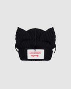 Chunky Ears Beanie Black