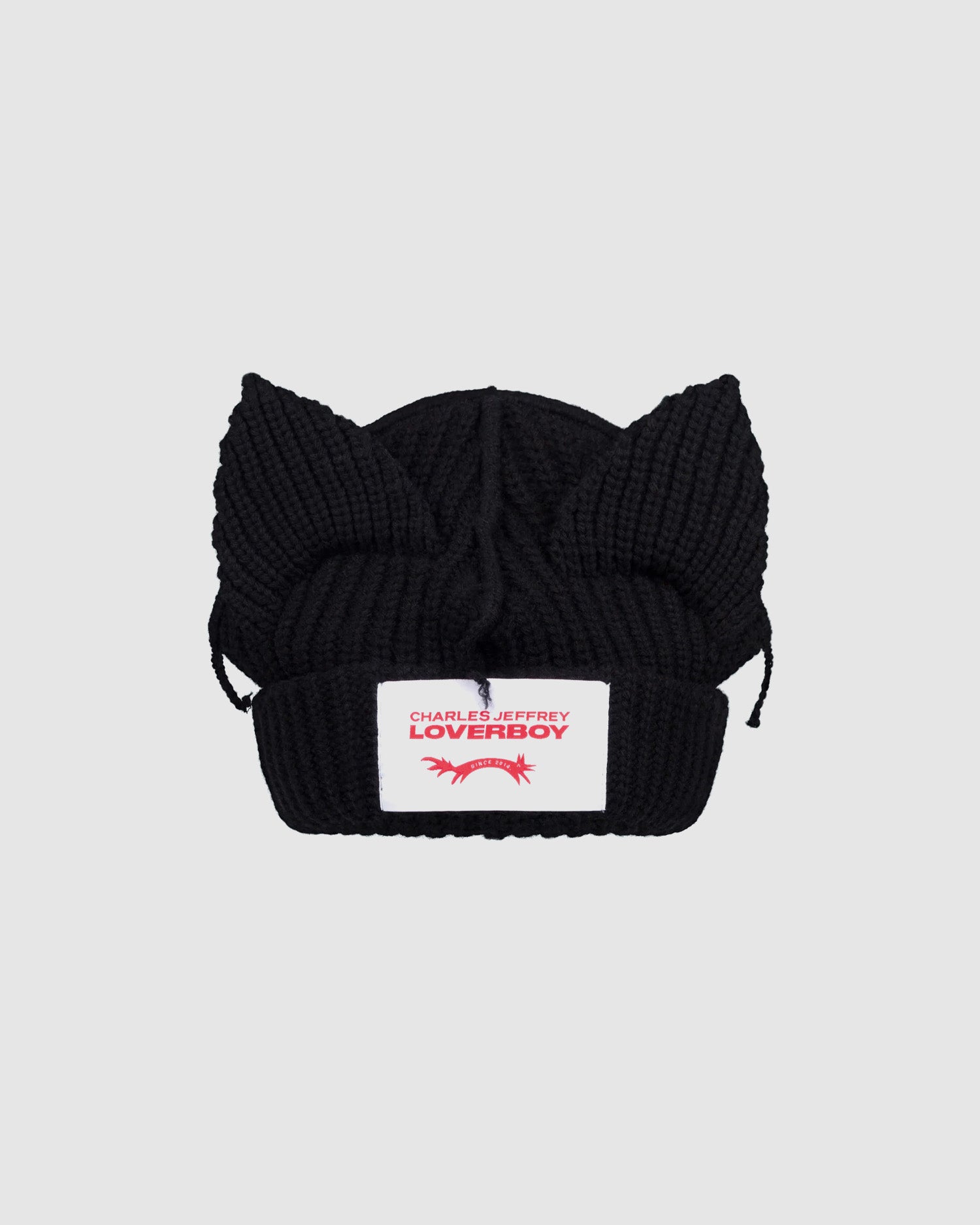 Chunky Ears Beanie Black