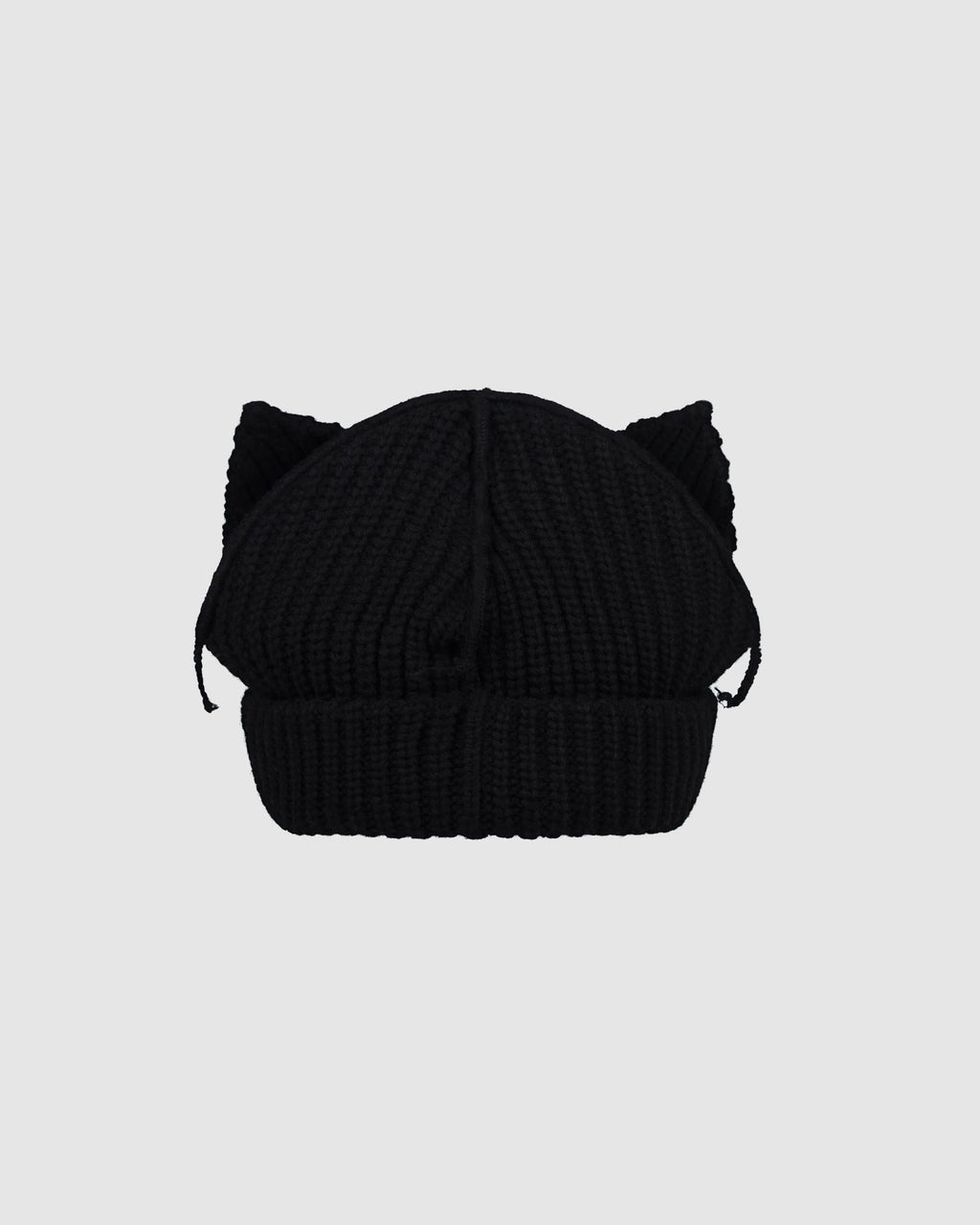 Chunky Ears Beanie Black