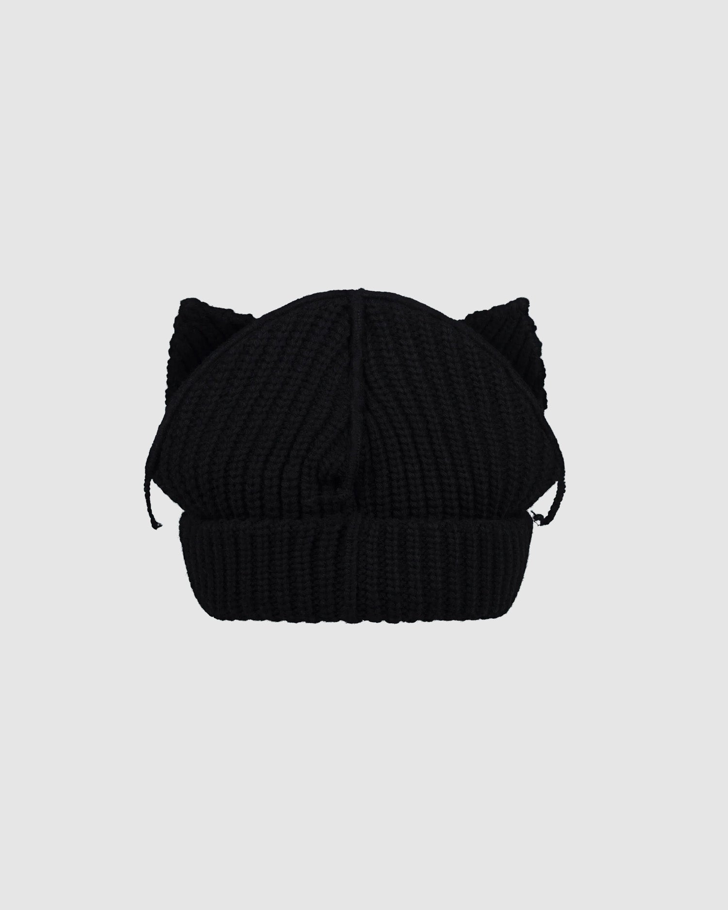 Chunky Ears Beanie Black