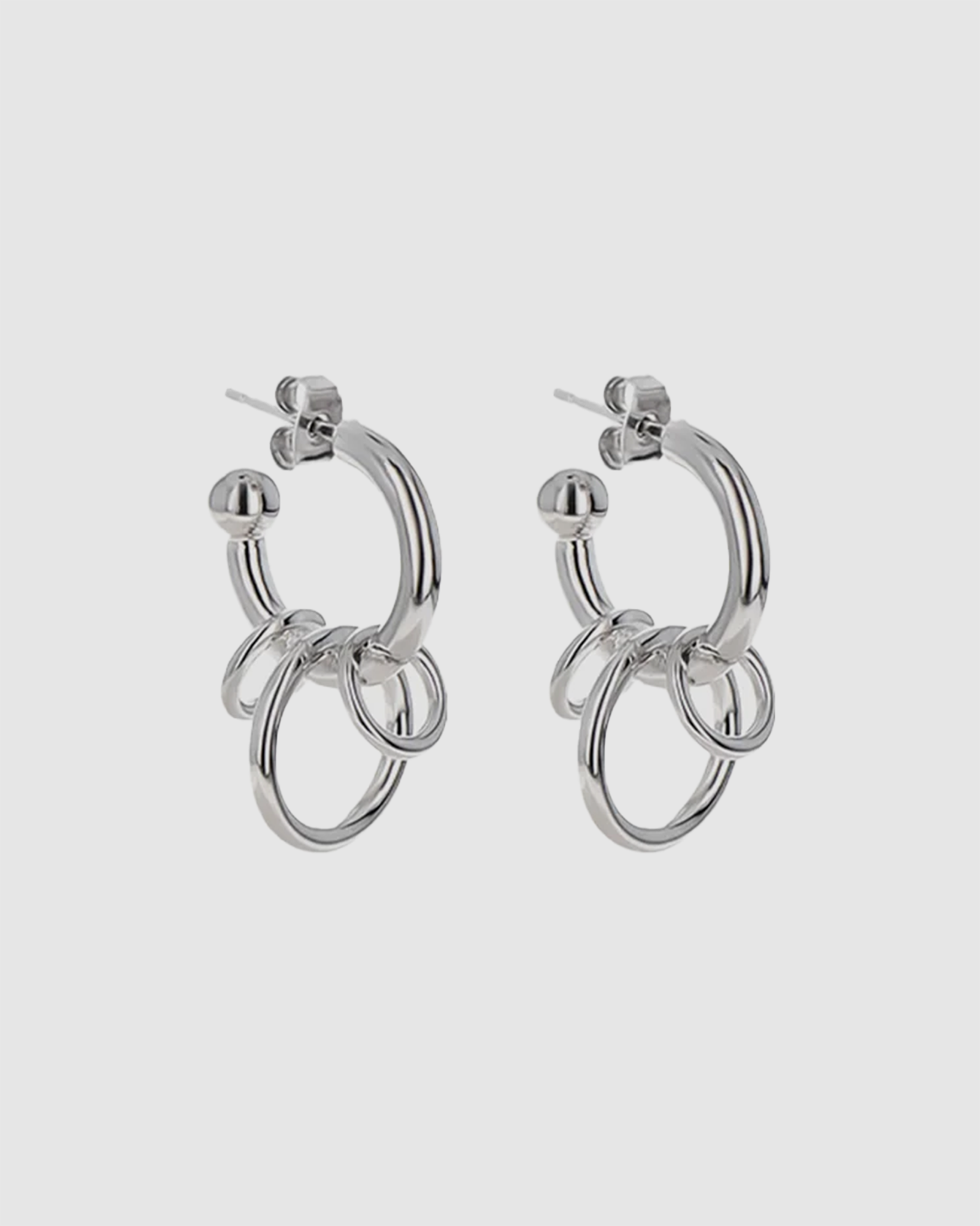 Jen Earrings Silver