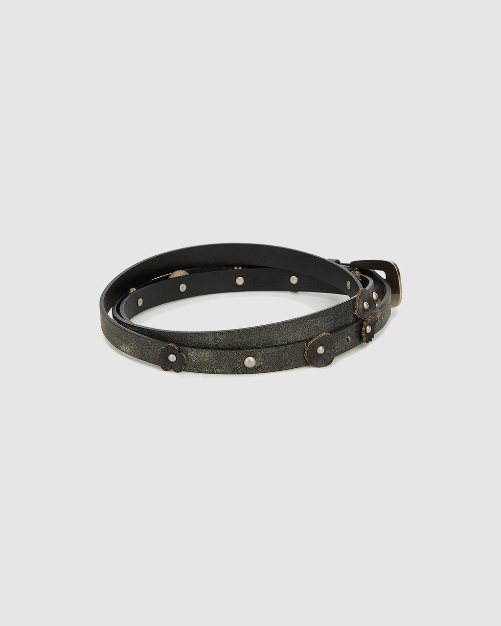 Wrap Around Flower Stud Belt