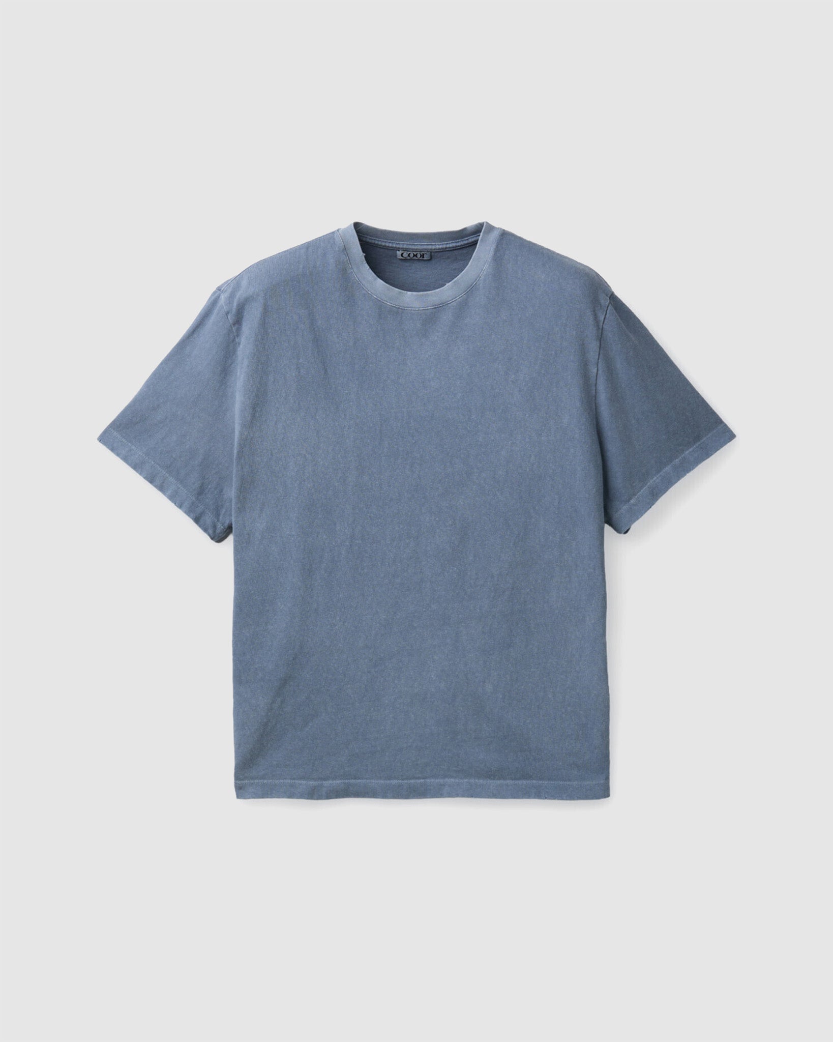 Damaged Colour Dyed Crop T-Shirt