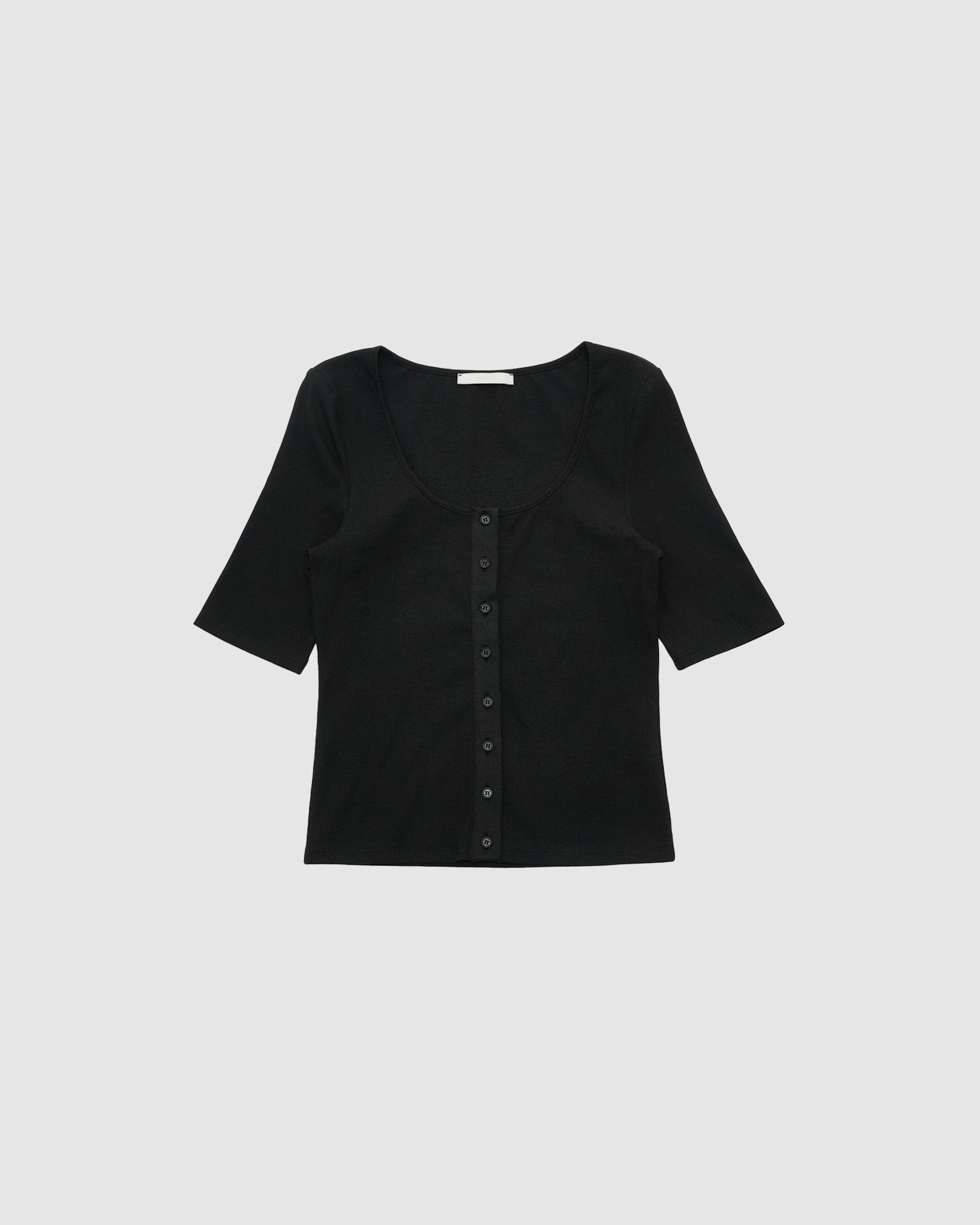 Ribbed Button Top Set