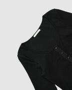 Ribbed Button Top Set