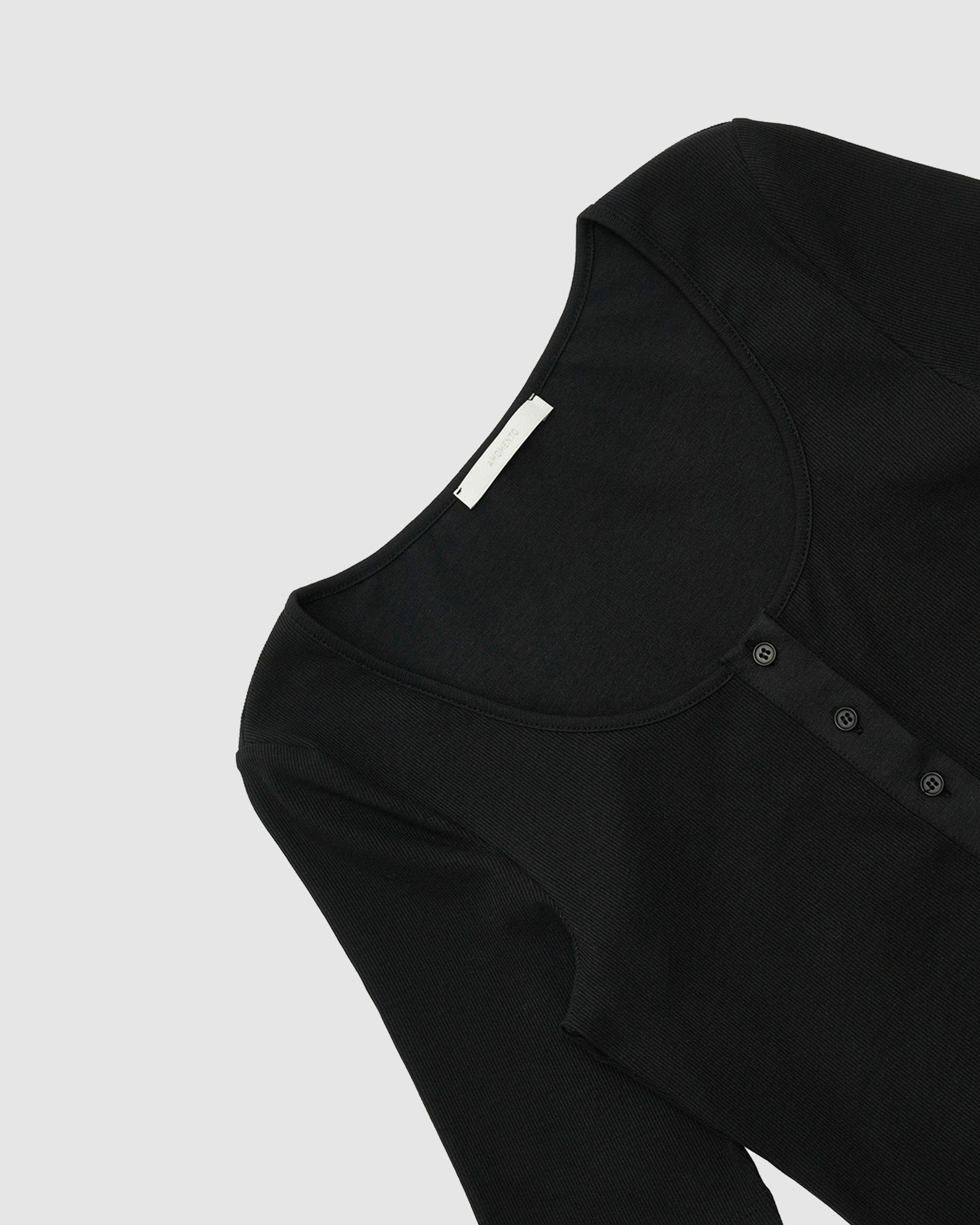 Ribbed Button Top Set