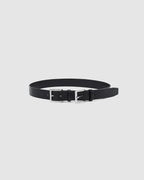 Double Buckle Leather Belt
