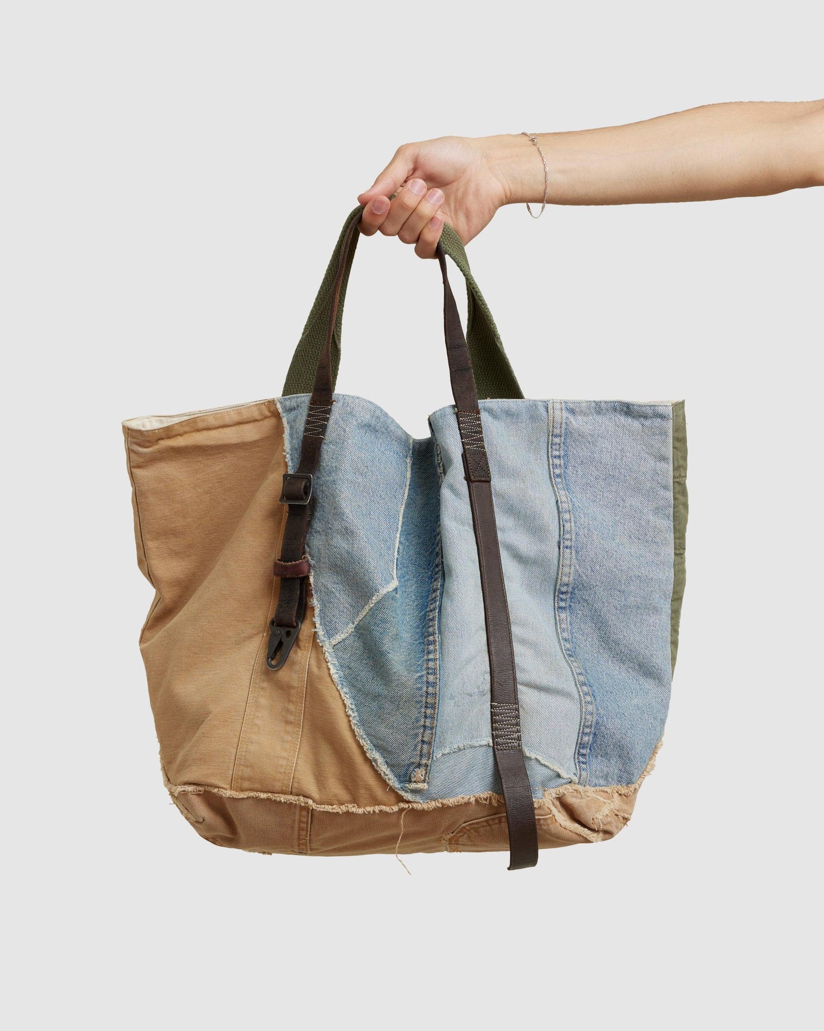 50/50 Denim Army Tote - {{ collection.title }} - Chinatown Country Club 