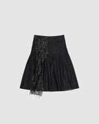 Dripping Pleat Around Skirt