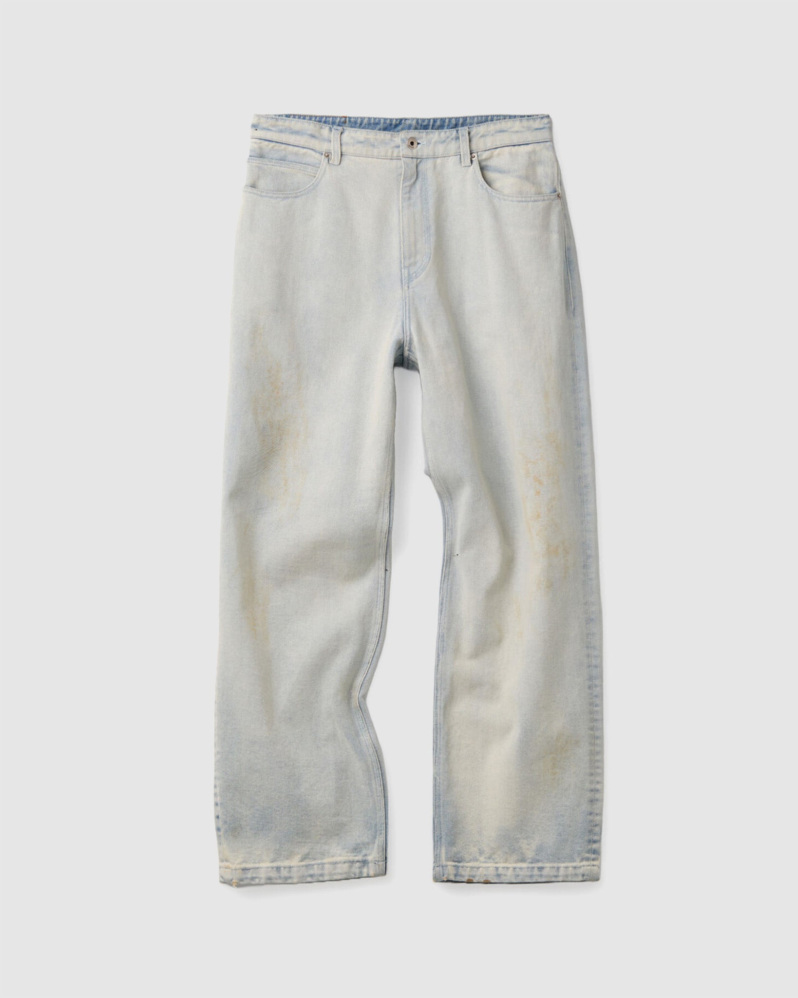 Straight Cut Sand Washed Jeans