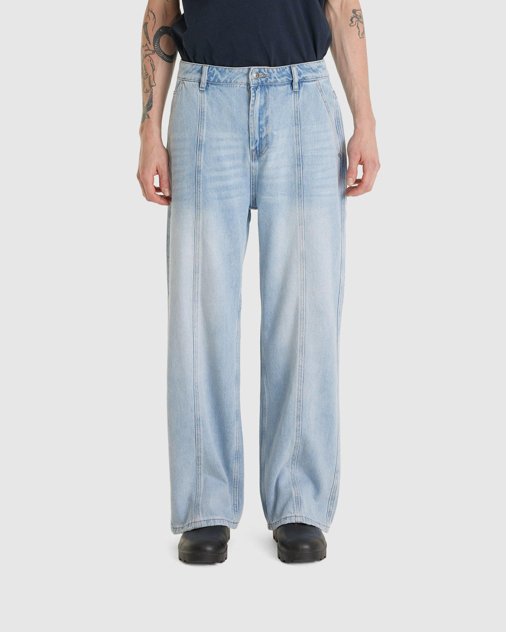 4 Panel Denim Light Wash