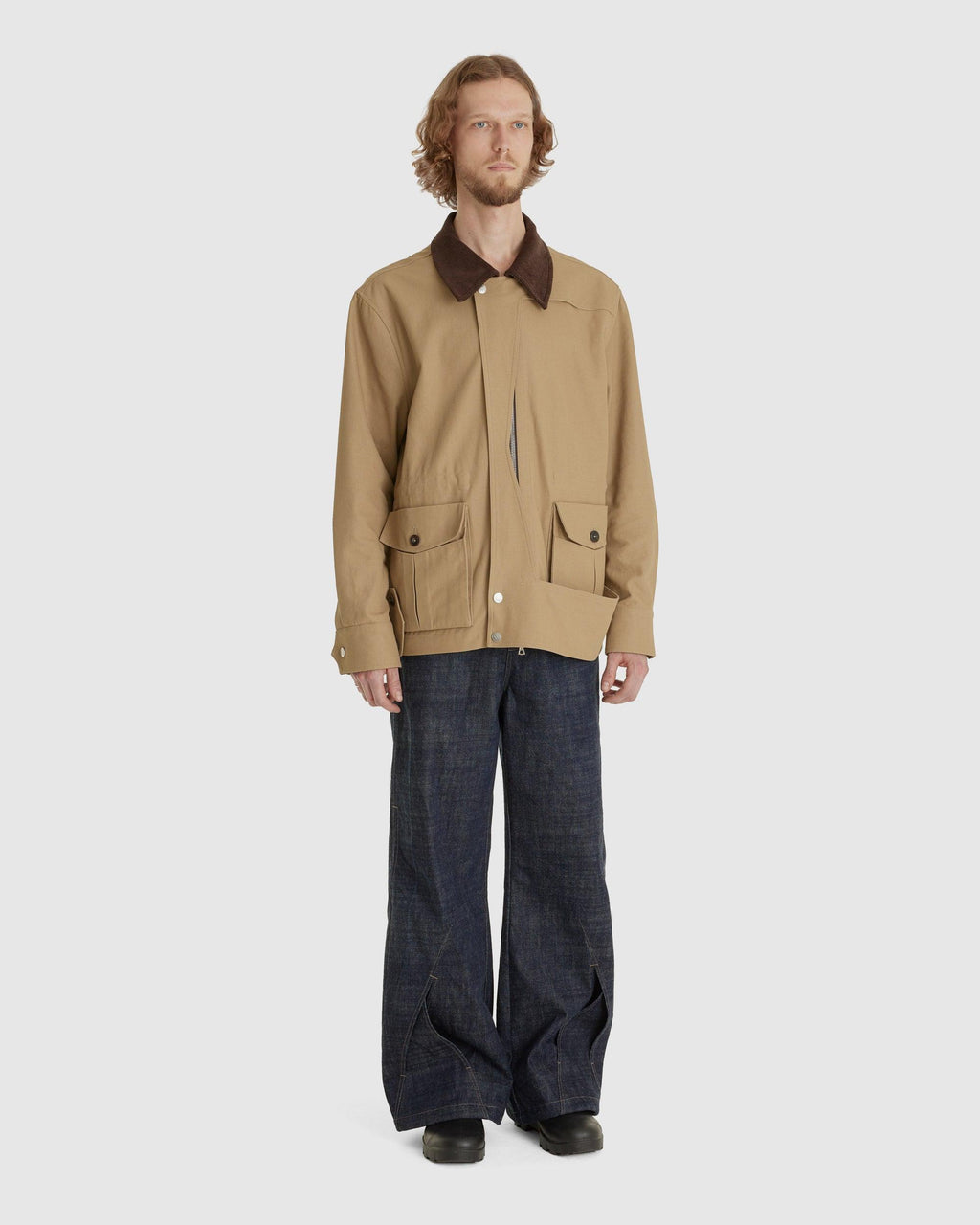 Corduroy Panelled Michigan Jacket