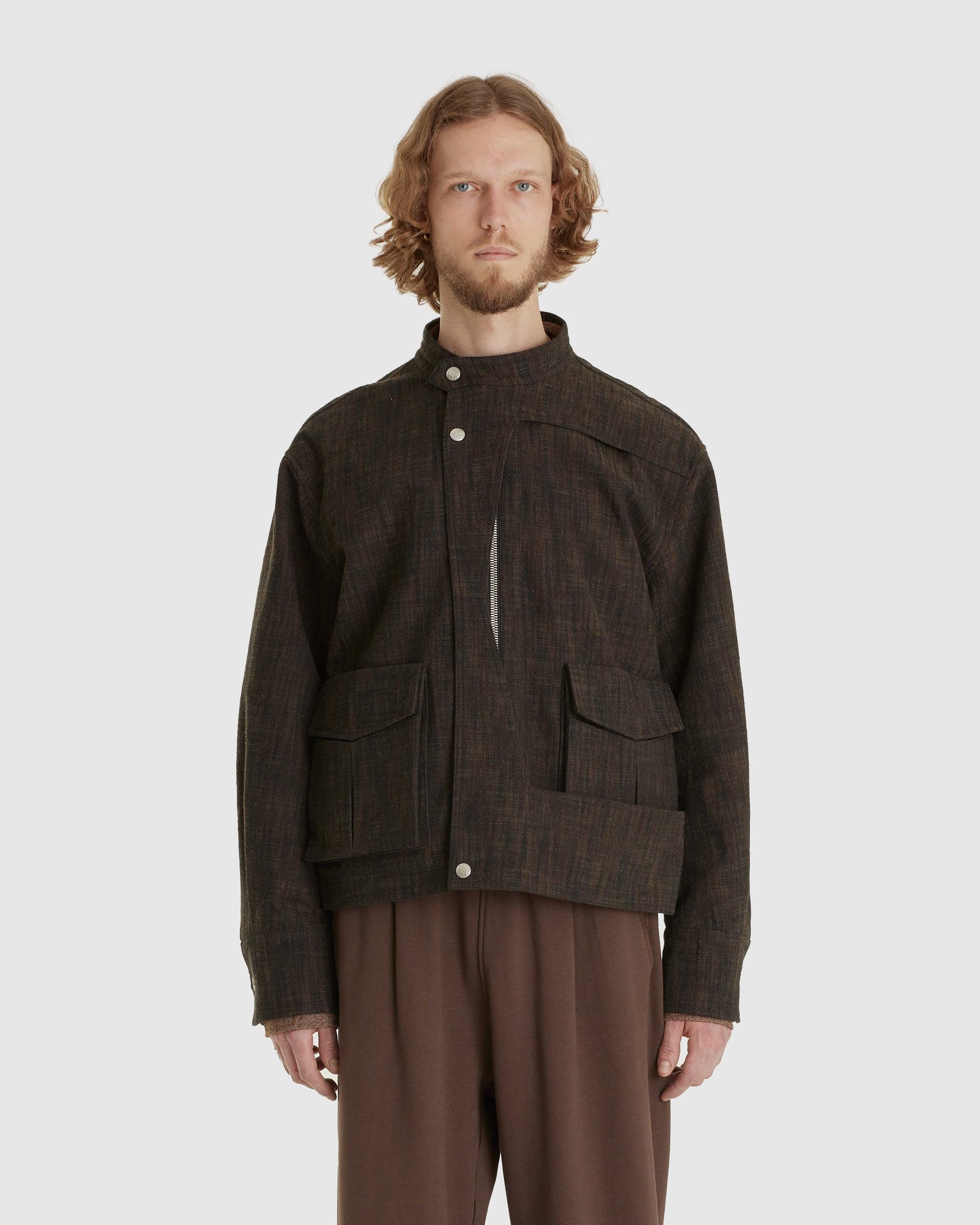 Deconstructed Multi Collar Jacket