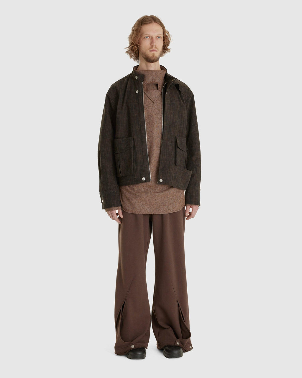 Deconstructed Multi Collar Jacket