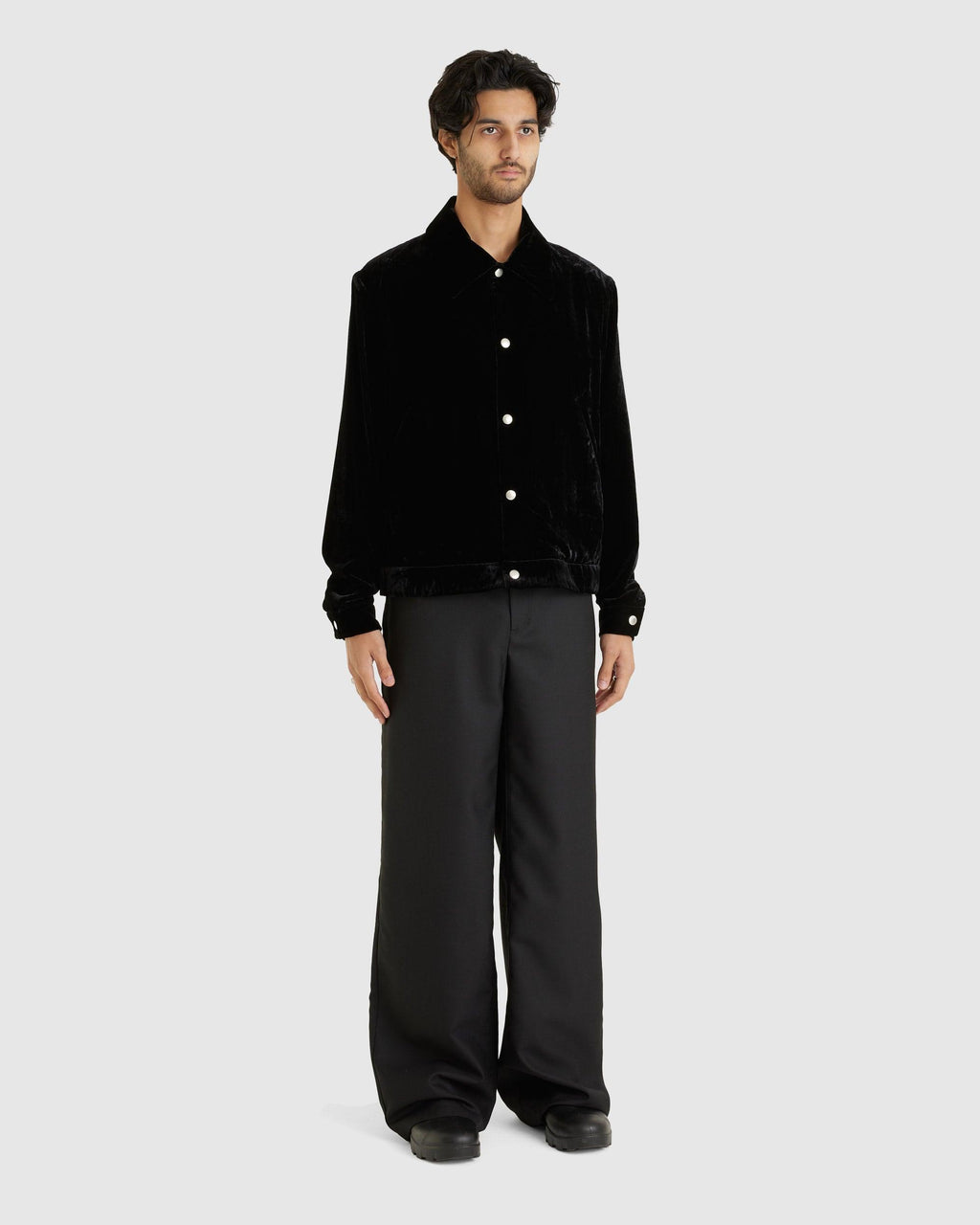Jiro Trouser Black Wool
