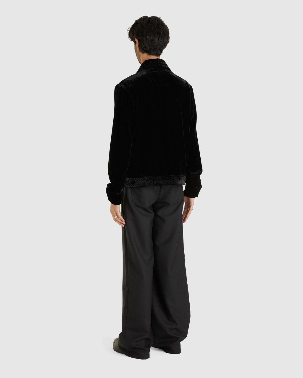 Jiro Trouser Black Wool