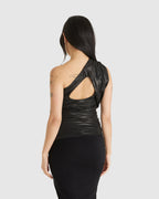 Amira Top Liquid Jersey Black