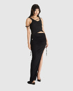 Trimmed Sleeveless Top