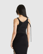 Trimmed Sleeveless Top