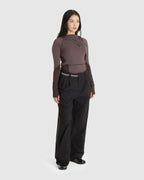 Wide Pants W/ Beaded Belt (W)
