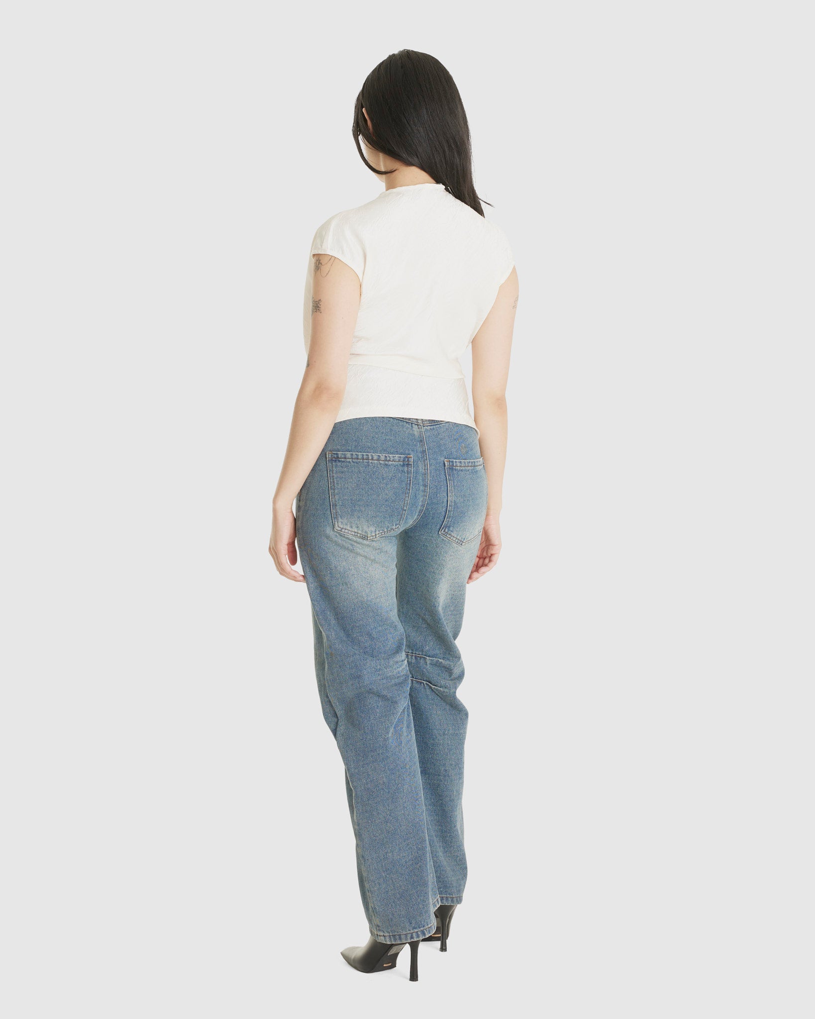 Darted Leg Jeans