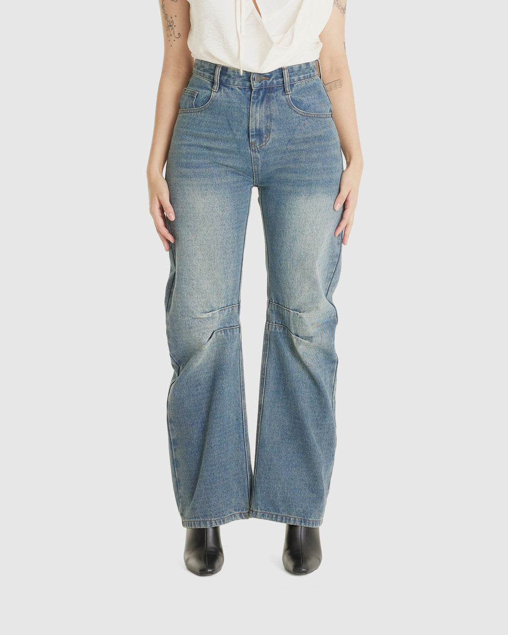 Darted Leg Jeans