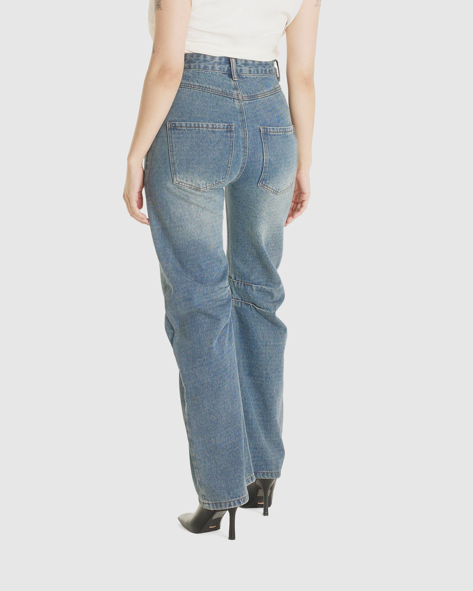 Darted Leg Jeans