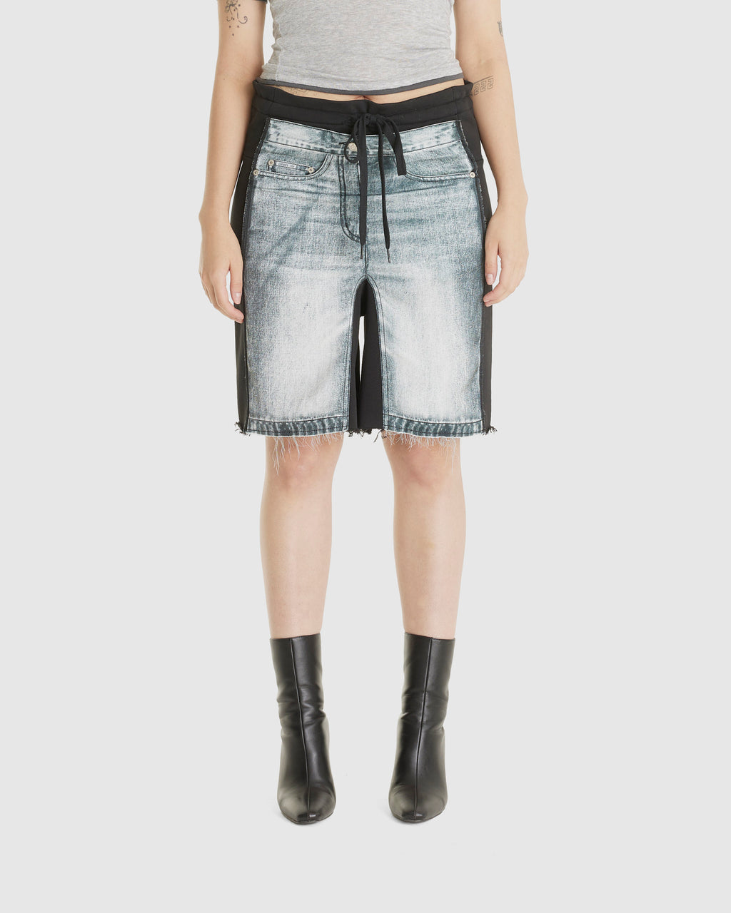 Jean Effect Jersey Shorts