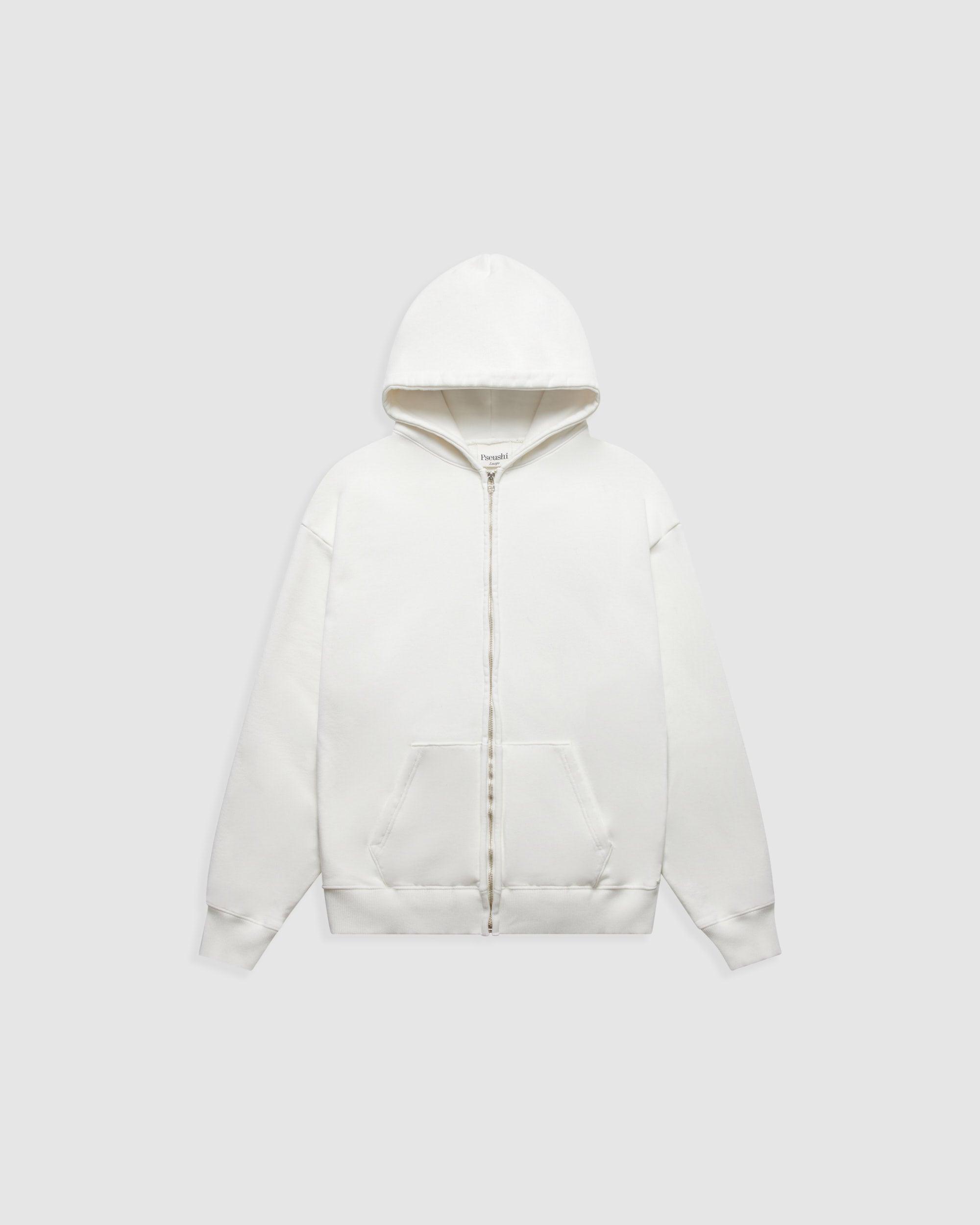 Sermon Zip Hoodie White