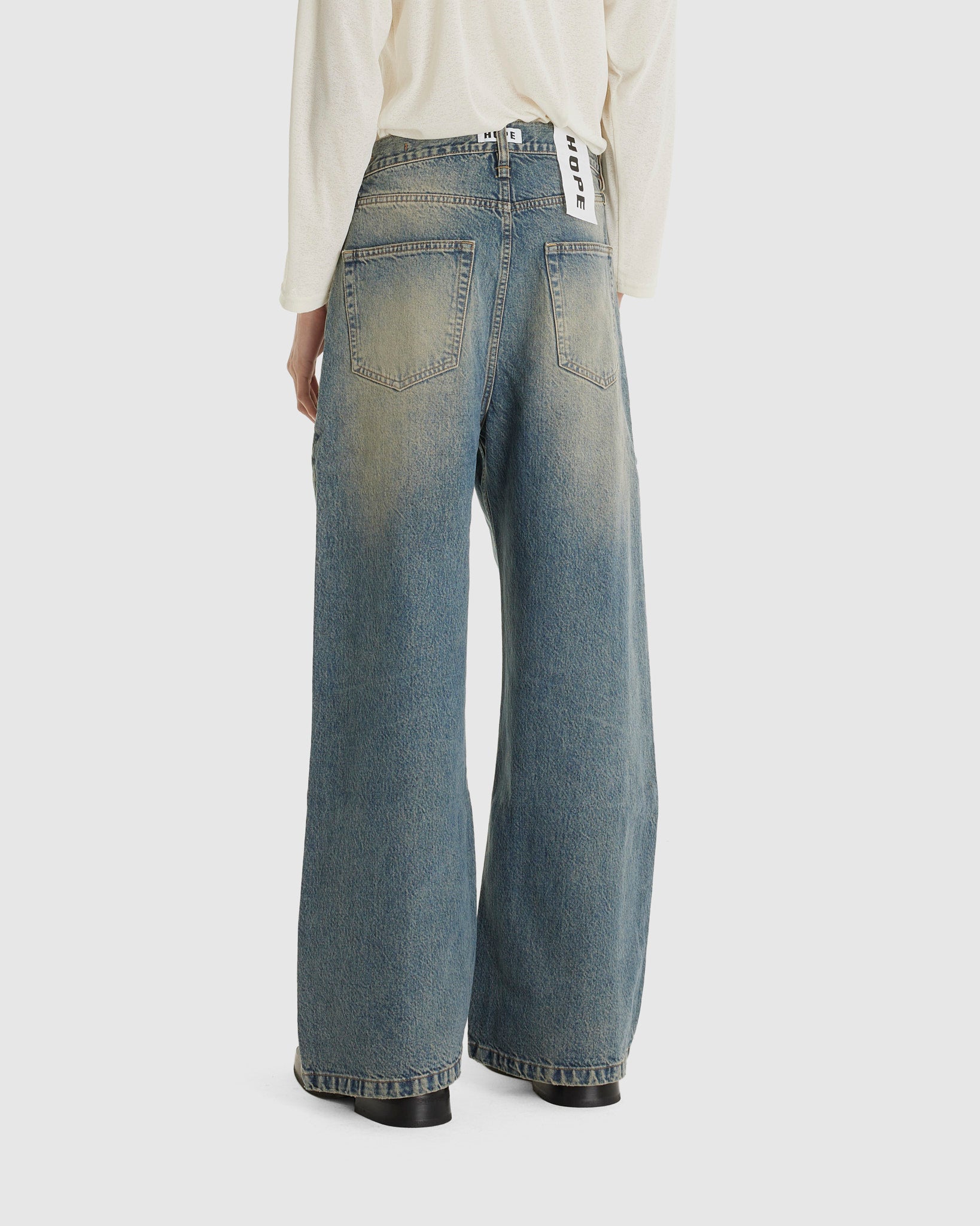Skid Jeans Mid Blue Dirty