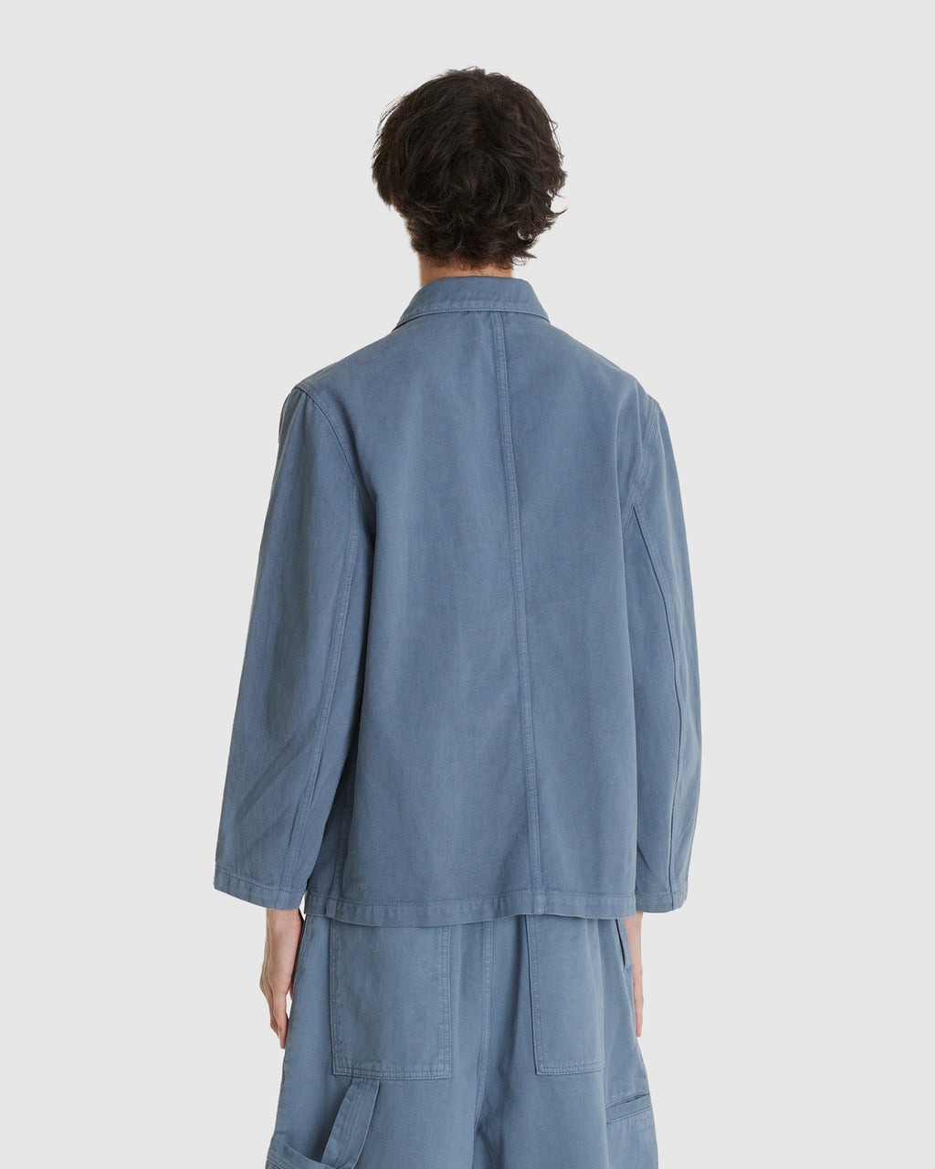 Over-dyeing Double Breasted Denim Jacket