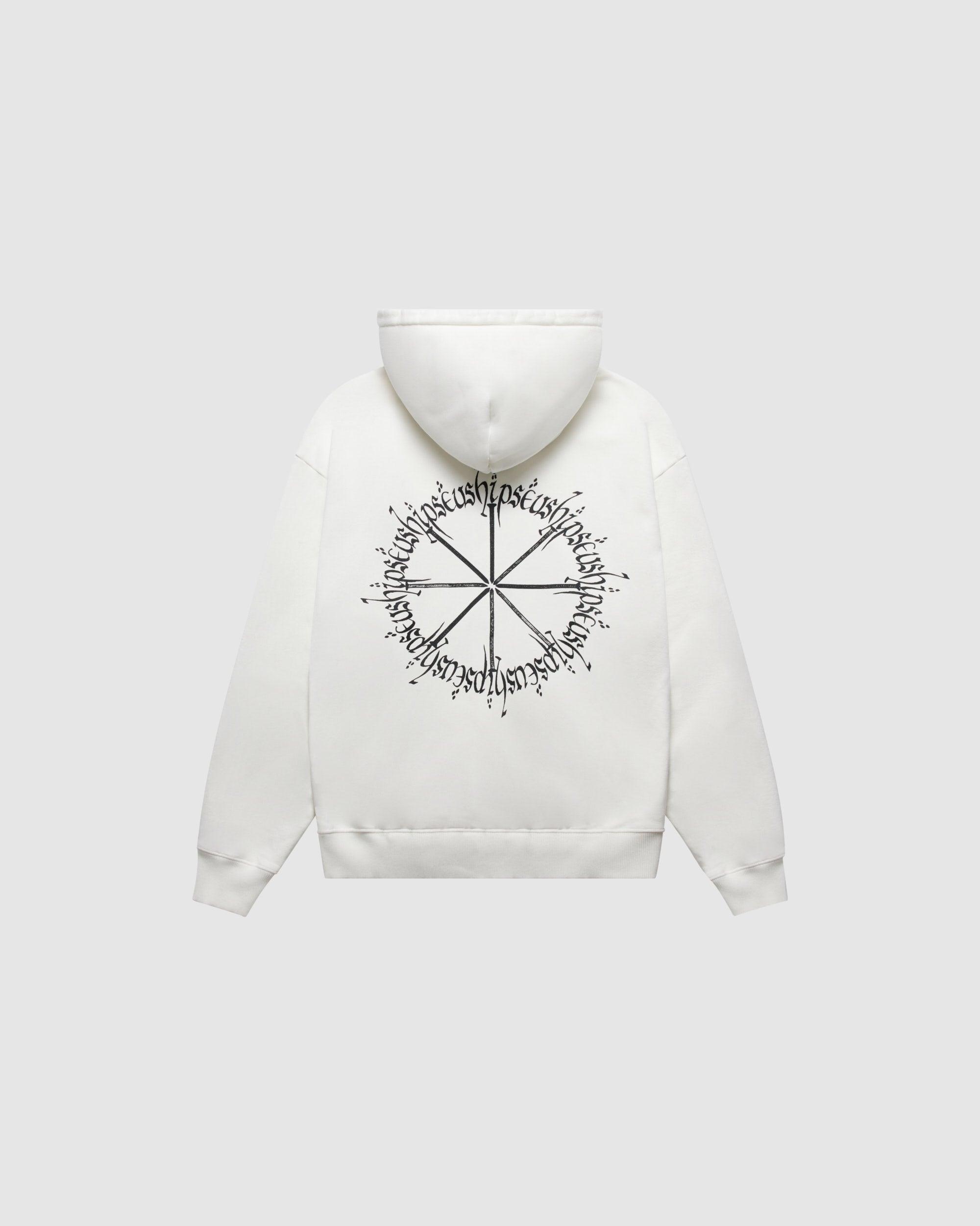 Sermon Zip Hoodie White