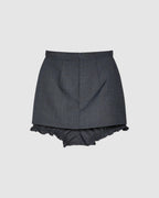 Double Layered Skirt Grey