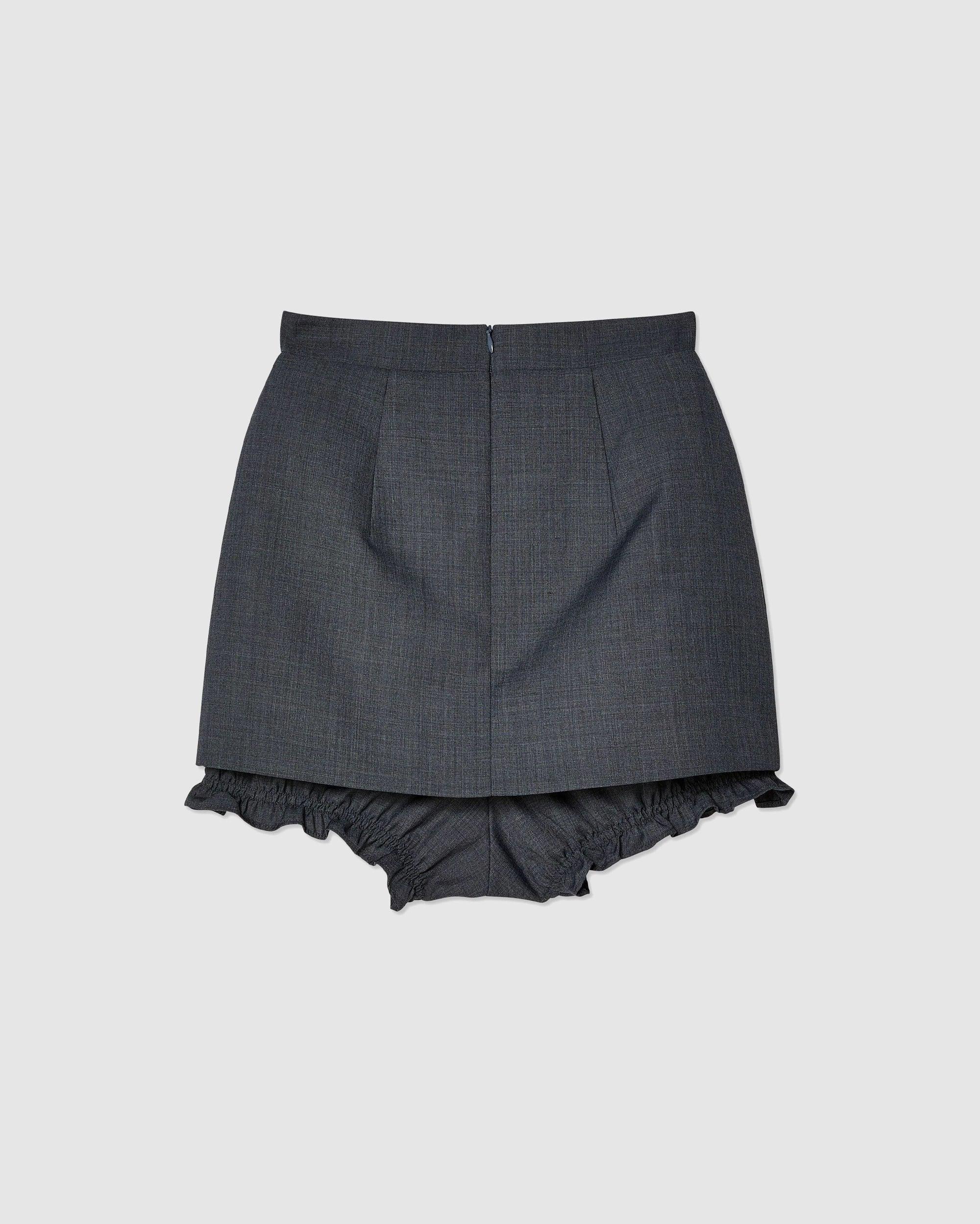 Double Layered Skirt Grey