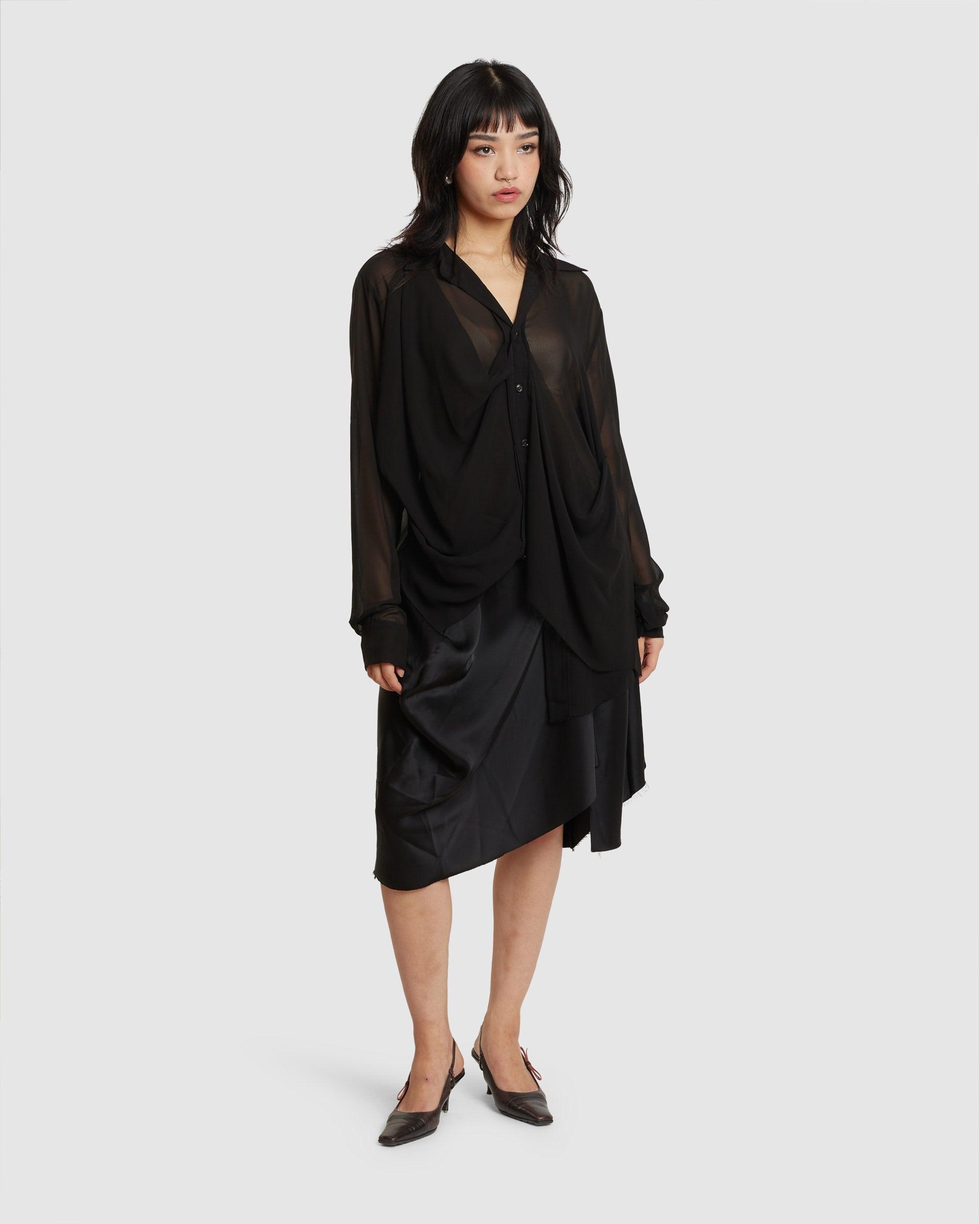 Draped Skirt - {{ collection.title }} - Chinatown Country Club 