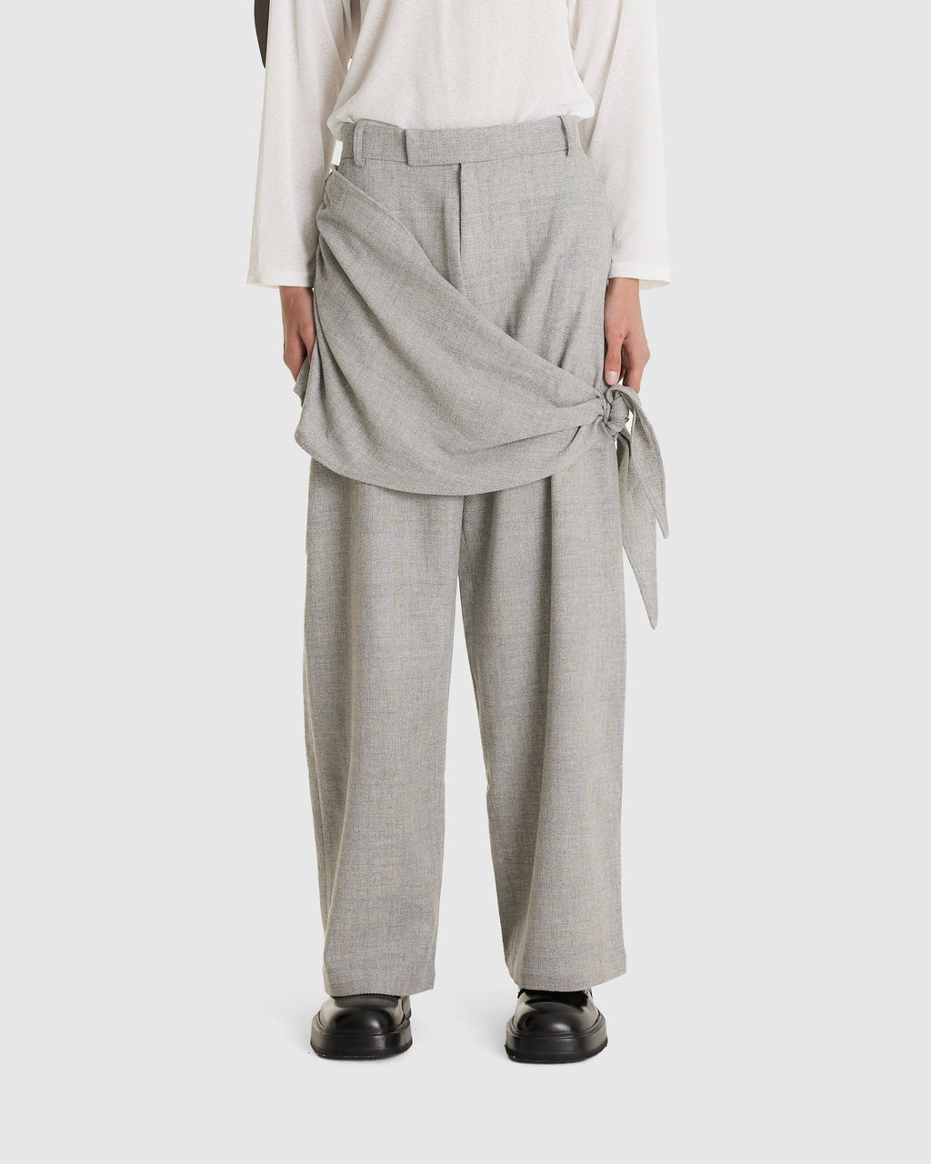Wrapped Trousers Light Grey (CCC Exclusive)