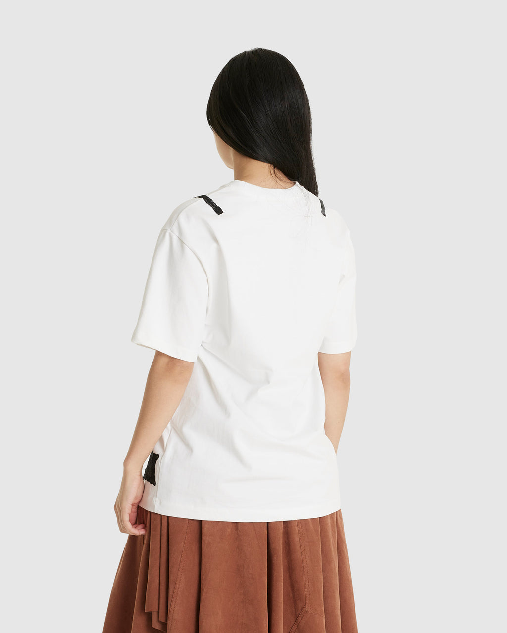 Lace Corset Oversized T-Shirt