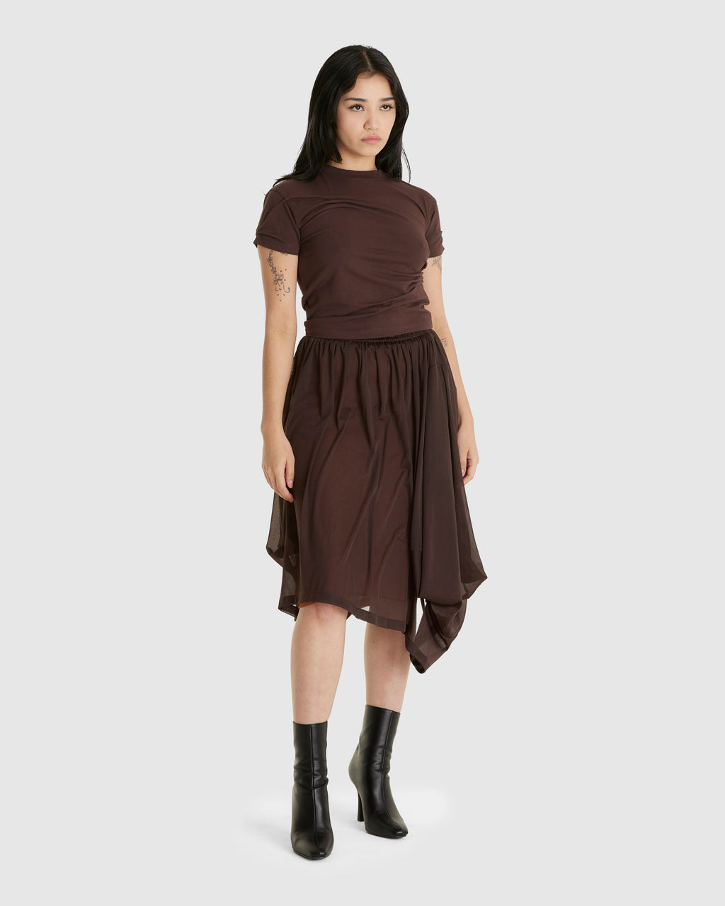 Double Layered Volume Skirt