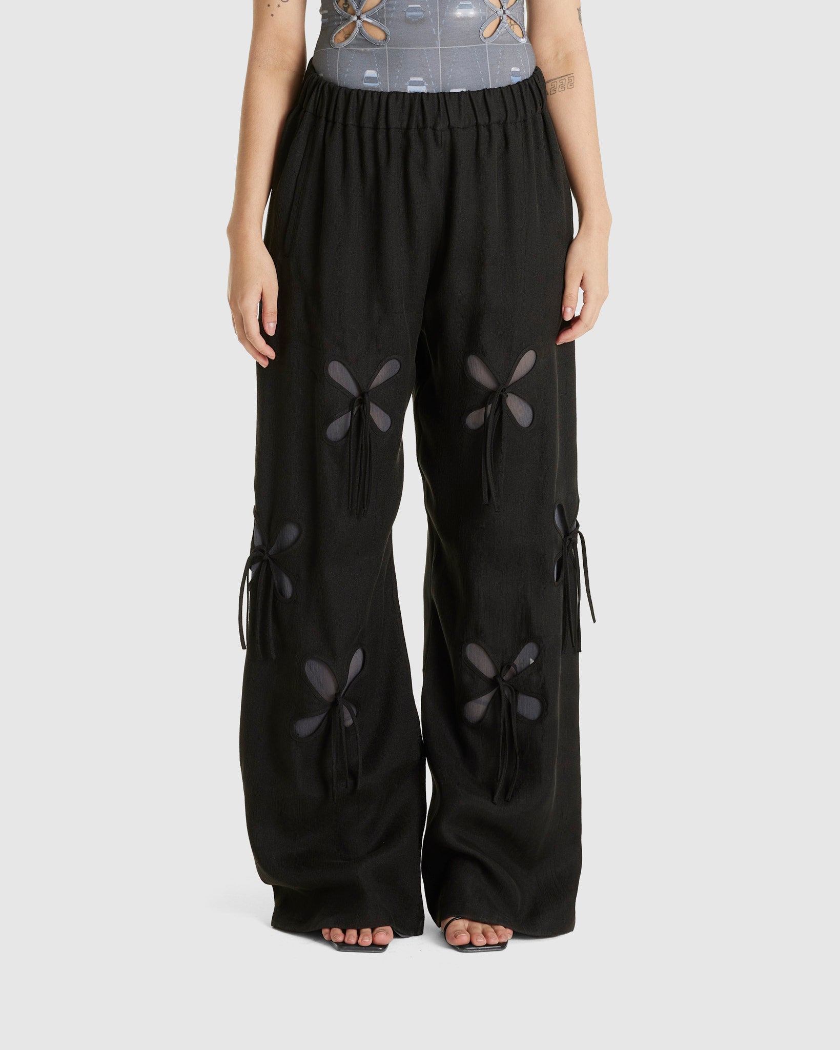 Organza Petal Pants