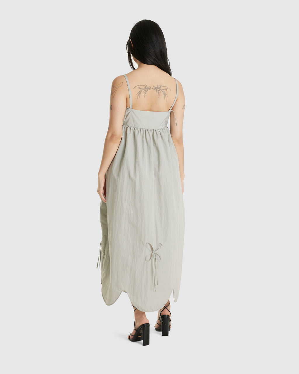 Petal Sundress Fog Grey