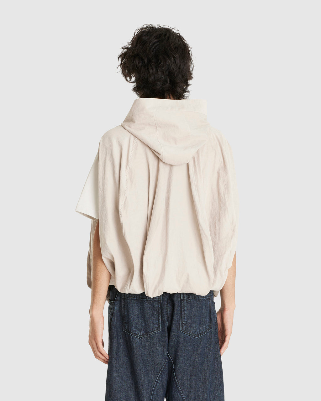 Hooded Balloon jacket Off White