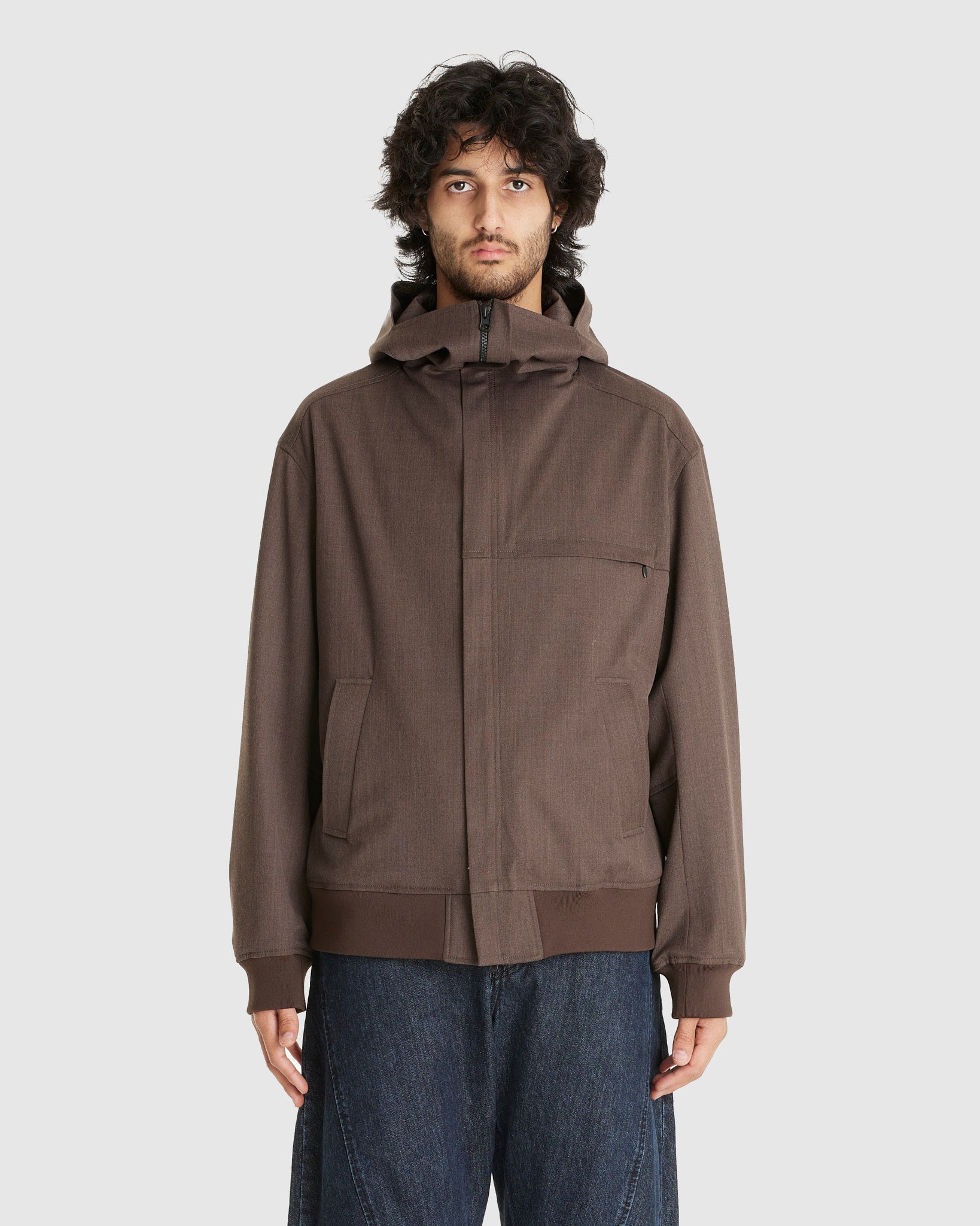 Hooded Zip-Up Jacket