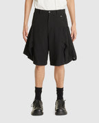 Layered Panel Strap Shorts