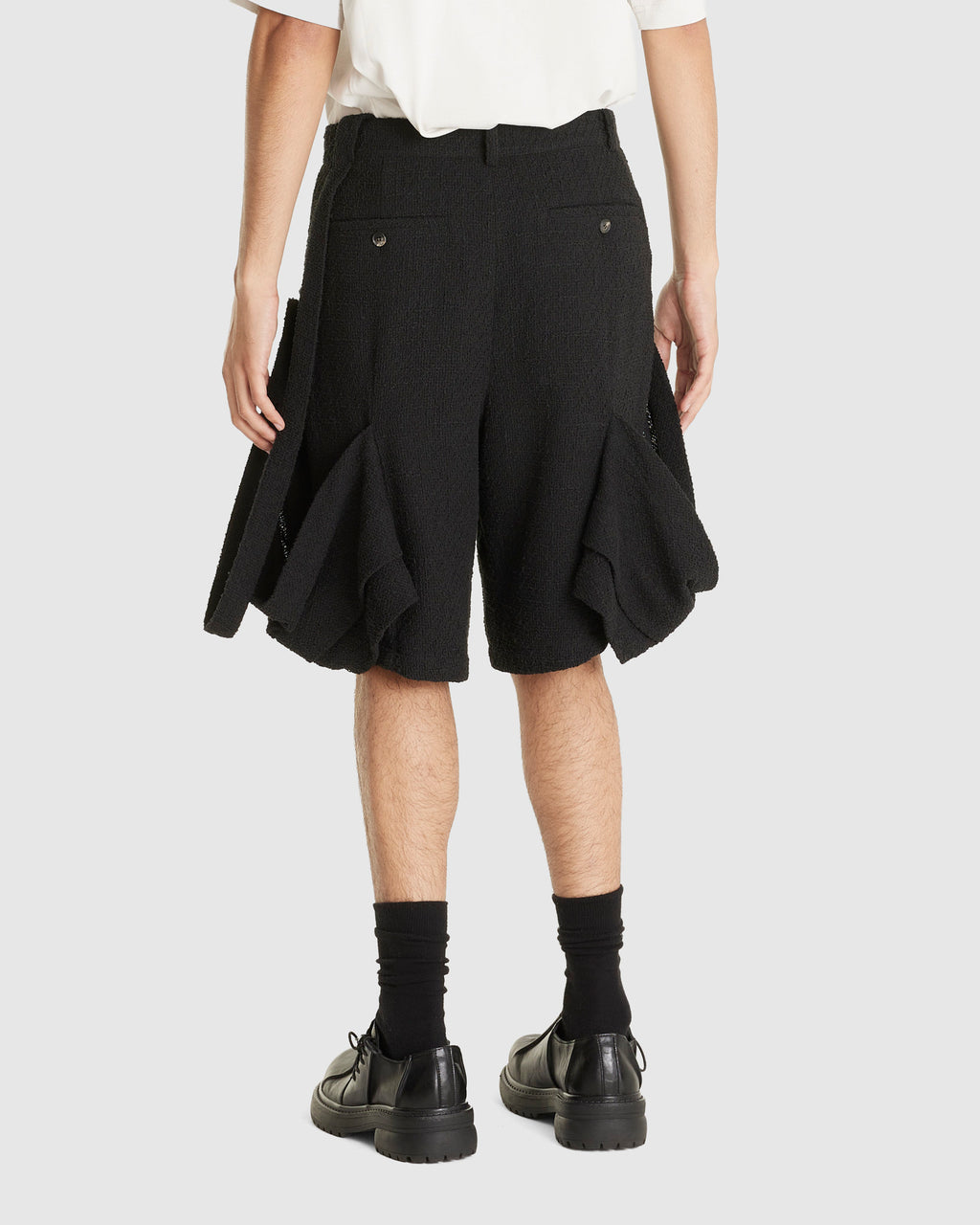 Layered Panel Strap Shorts