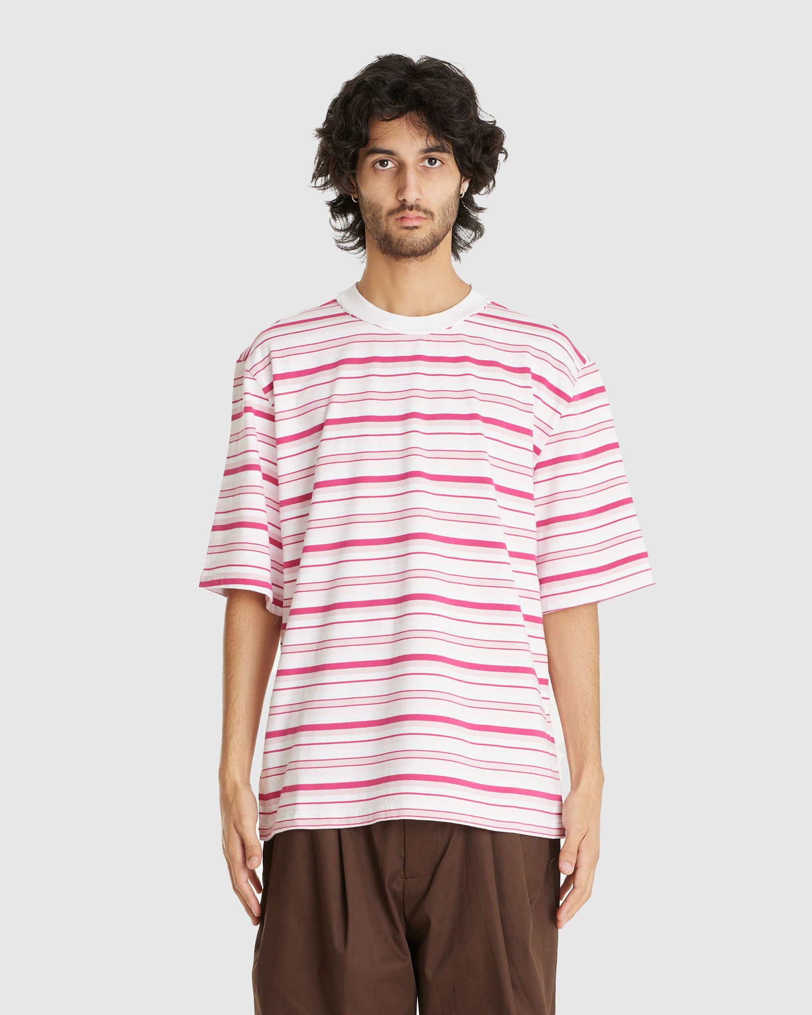 Big Tee Pink Stripes