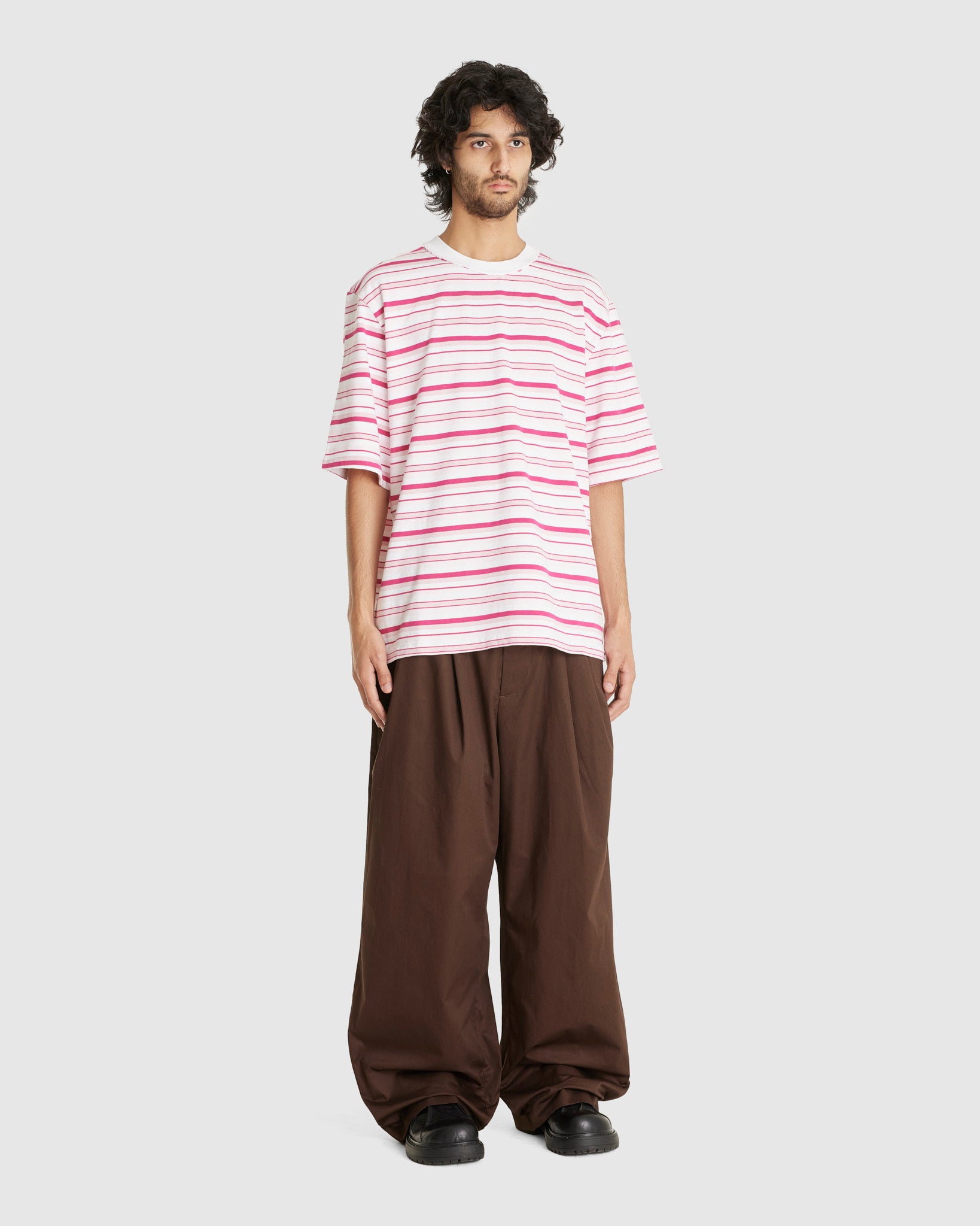 Big Tee Pink Stripes
