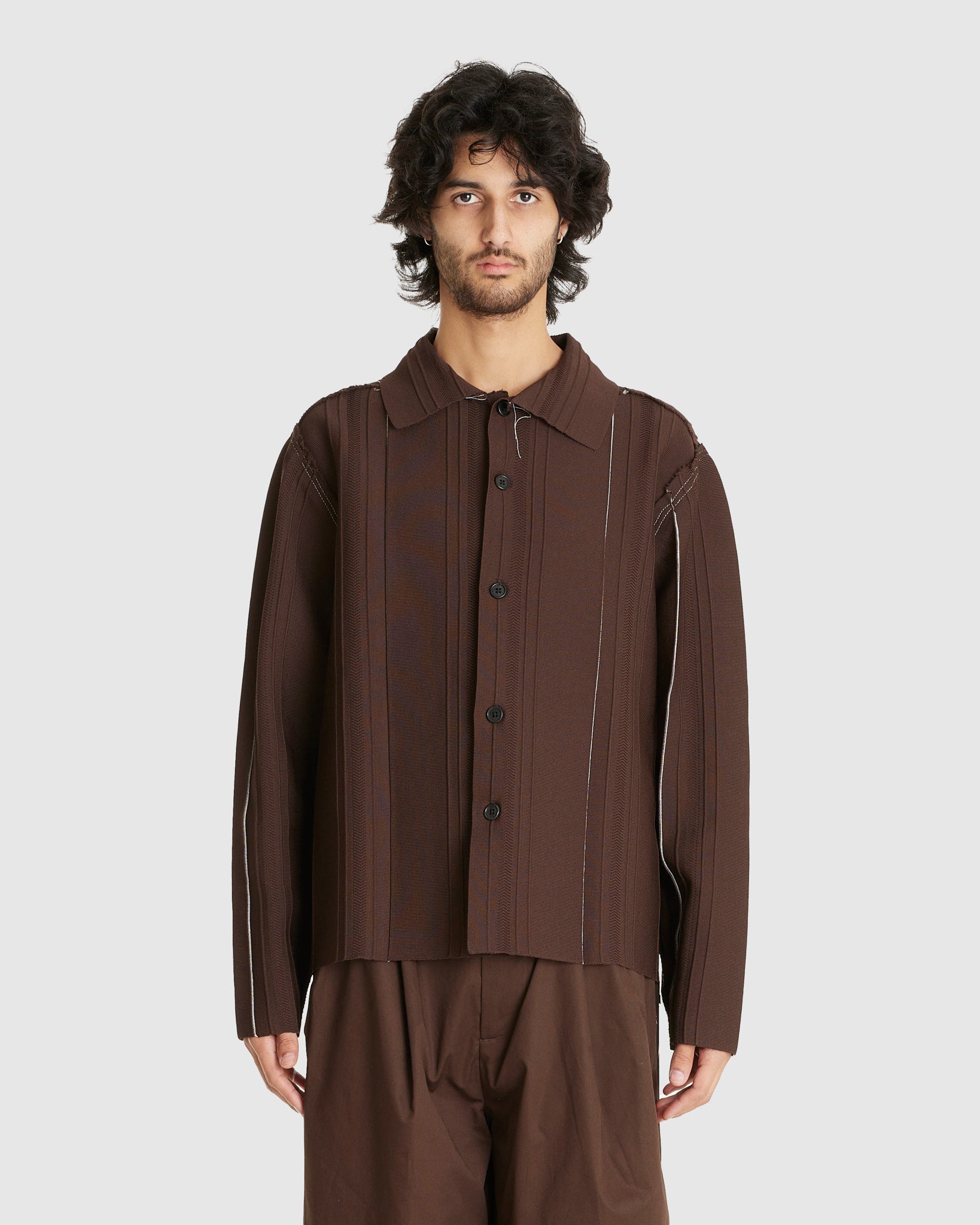 Viscose Cardigan Brown