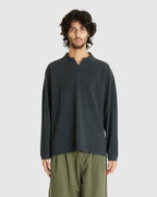 Serge Polo LS Shirt Black